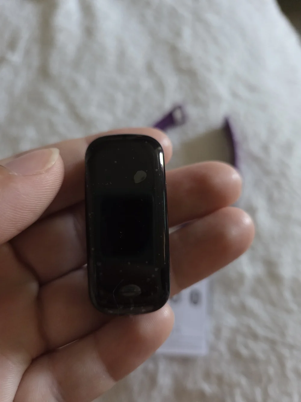 Purple Fitness Tracker Smart Band with Color Display